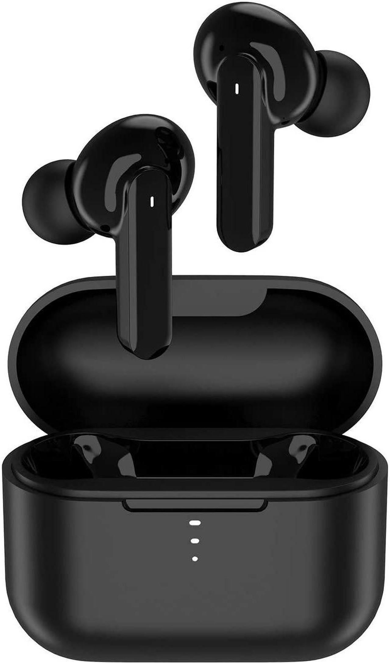 QCY True Wireless Earbuds with Charging Case, TWS 5.0 Bluetooth Headphones, Compatible with iPhone, Android, and Other Leading Smartphones (T10)