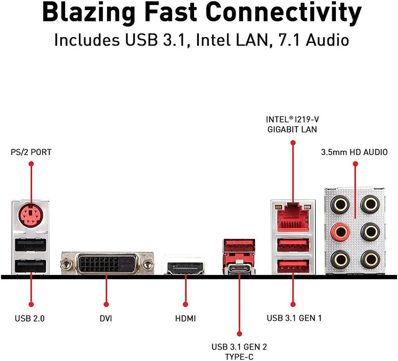 Alt view image 7 of 11 - MSI MPG Z390 Gaming Plus LGA1151 M.2 USB 3.1 Gen 2 DDR4 ATX - Motherboard Only