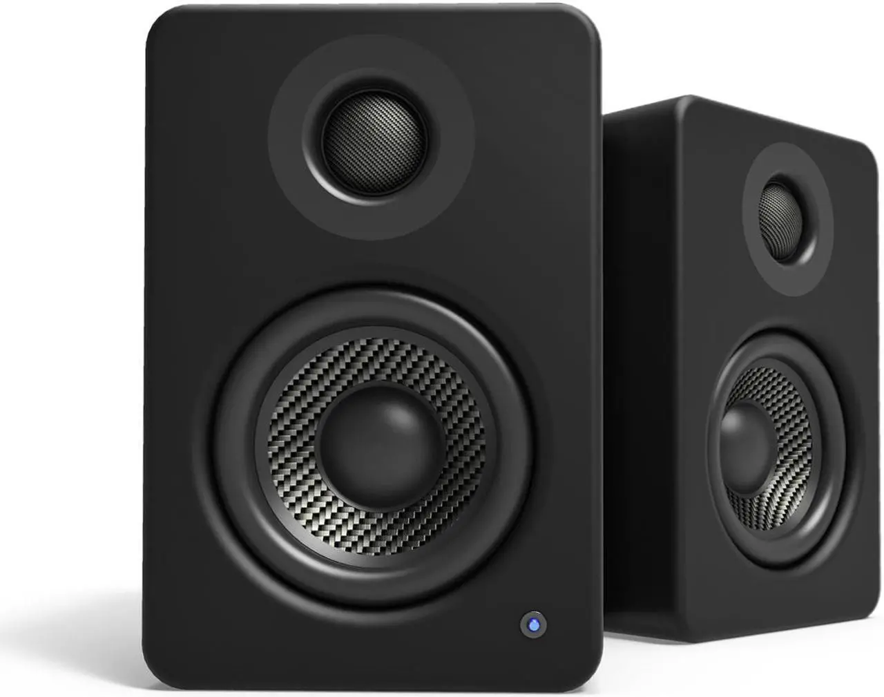 Alt view image 7 of 14 - Kanto YU2 Powered Desktop Speakers - Pair (Matte Black)
