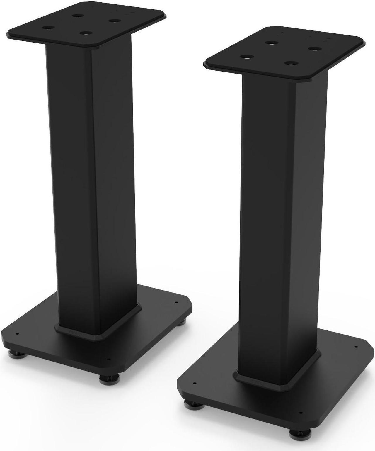 Kanto SX22 22" Tall Fillable Speaker Stands with Isolation Feet - Pair, Black