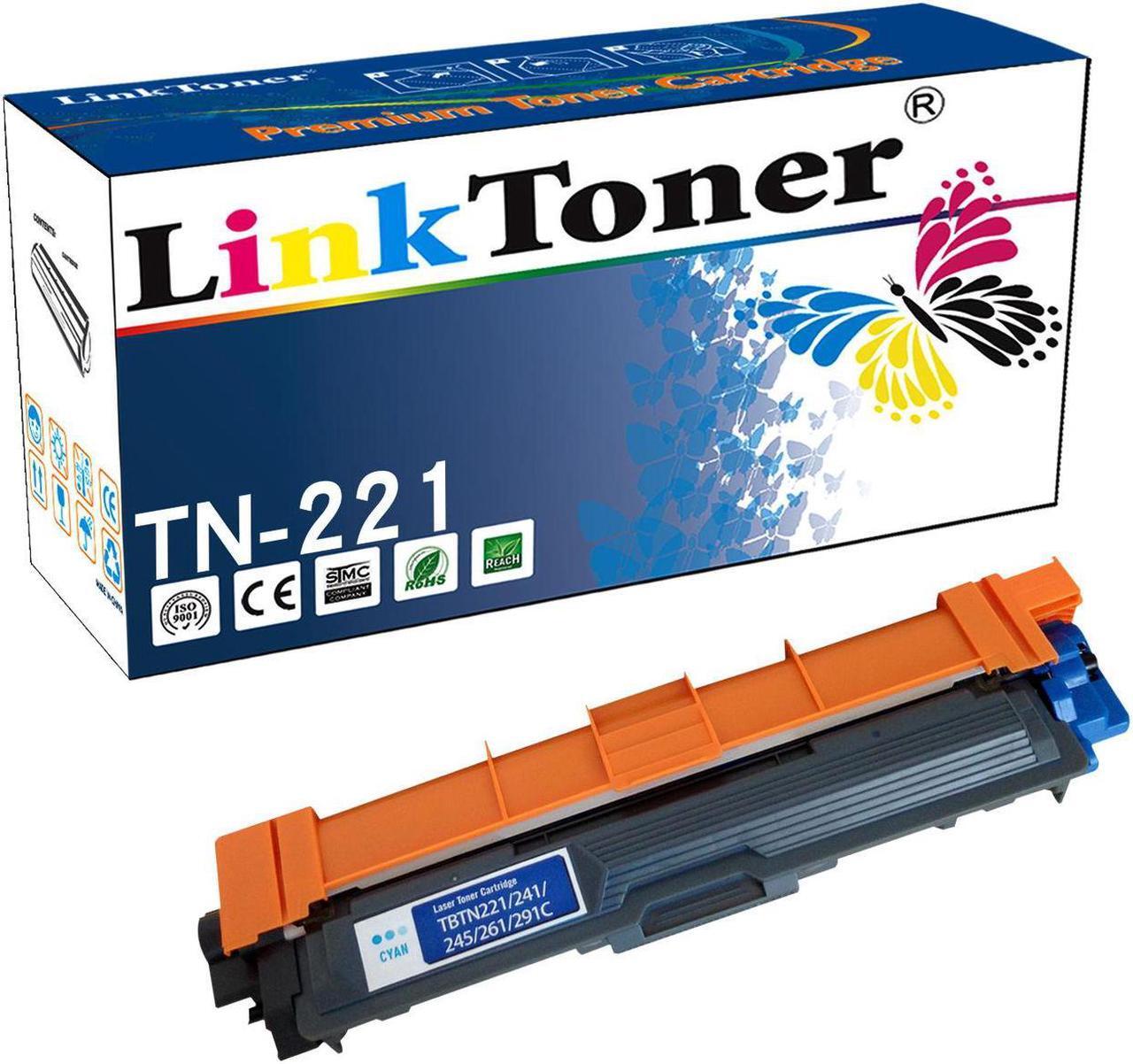 Main image of LinkToner TN221 Compatible Toner Cartridge Black for Brother TN-221 BK Printer DCP-9020CDN, DCP-9020CDW, HL-3140CW, HL-3150CDN, HL-3170CDW, 3180CDW, MFC-9130CW, 9140CDN, 9330, 9335, 9340 Black