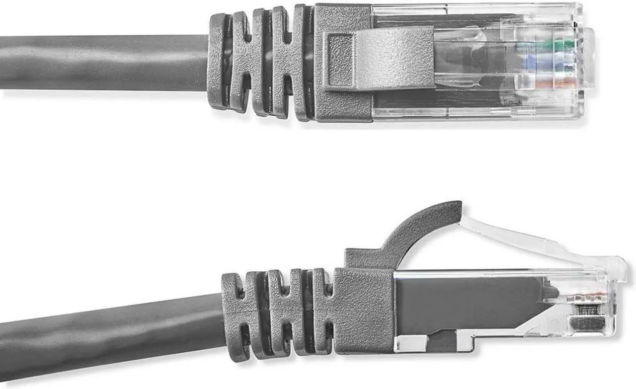 Alt view image 2 of 4 - NavePoint Cat6 UTP Ethernet Network Patch Cable UL Listed, 75 FT., 10 Gbps, Gray