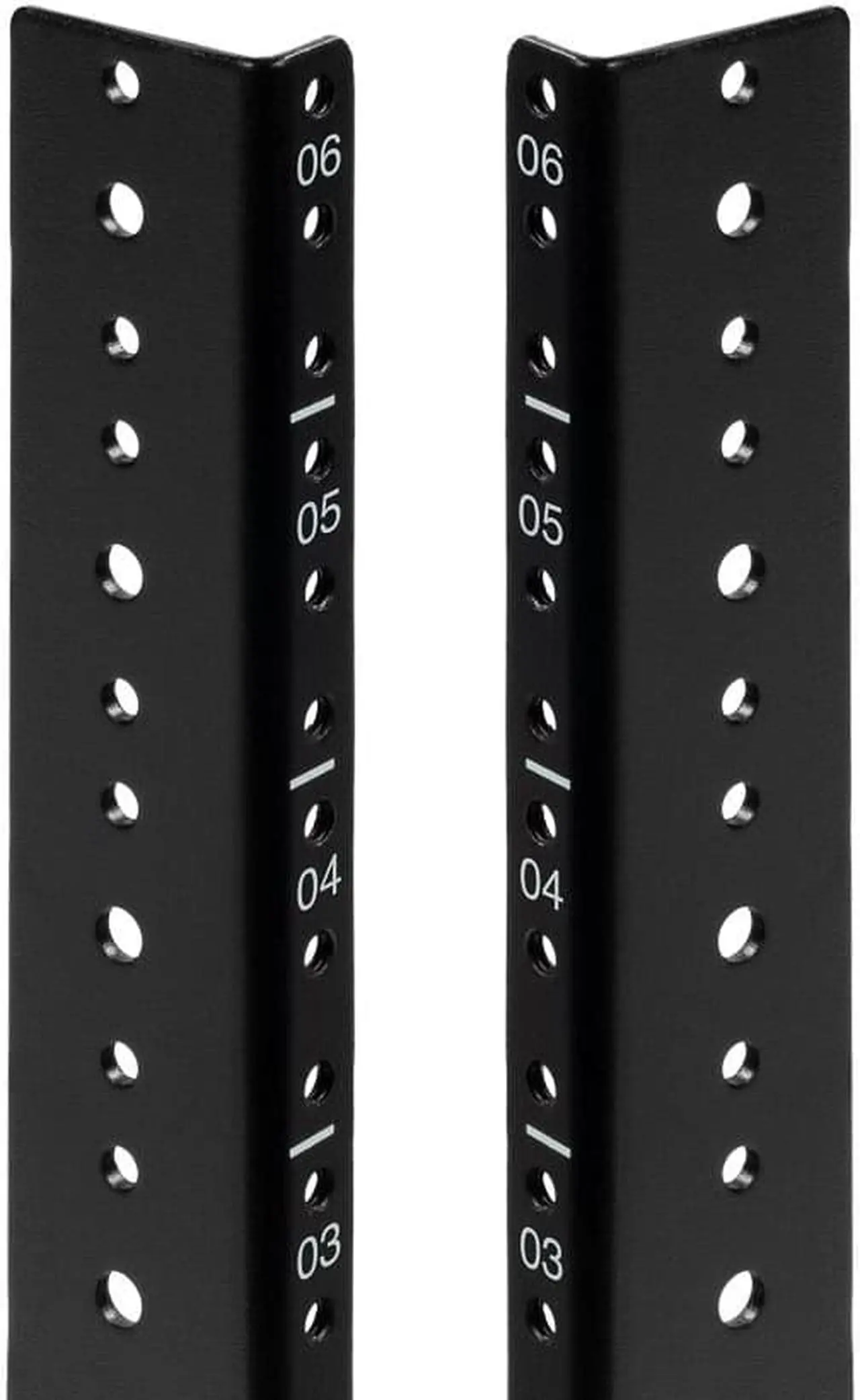 Main image of NavePoint 6U Vertical Rack Rail Pair DIY Kit with Hardware