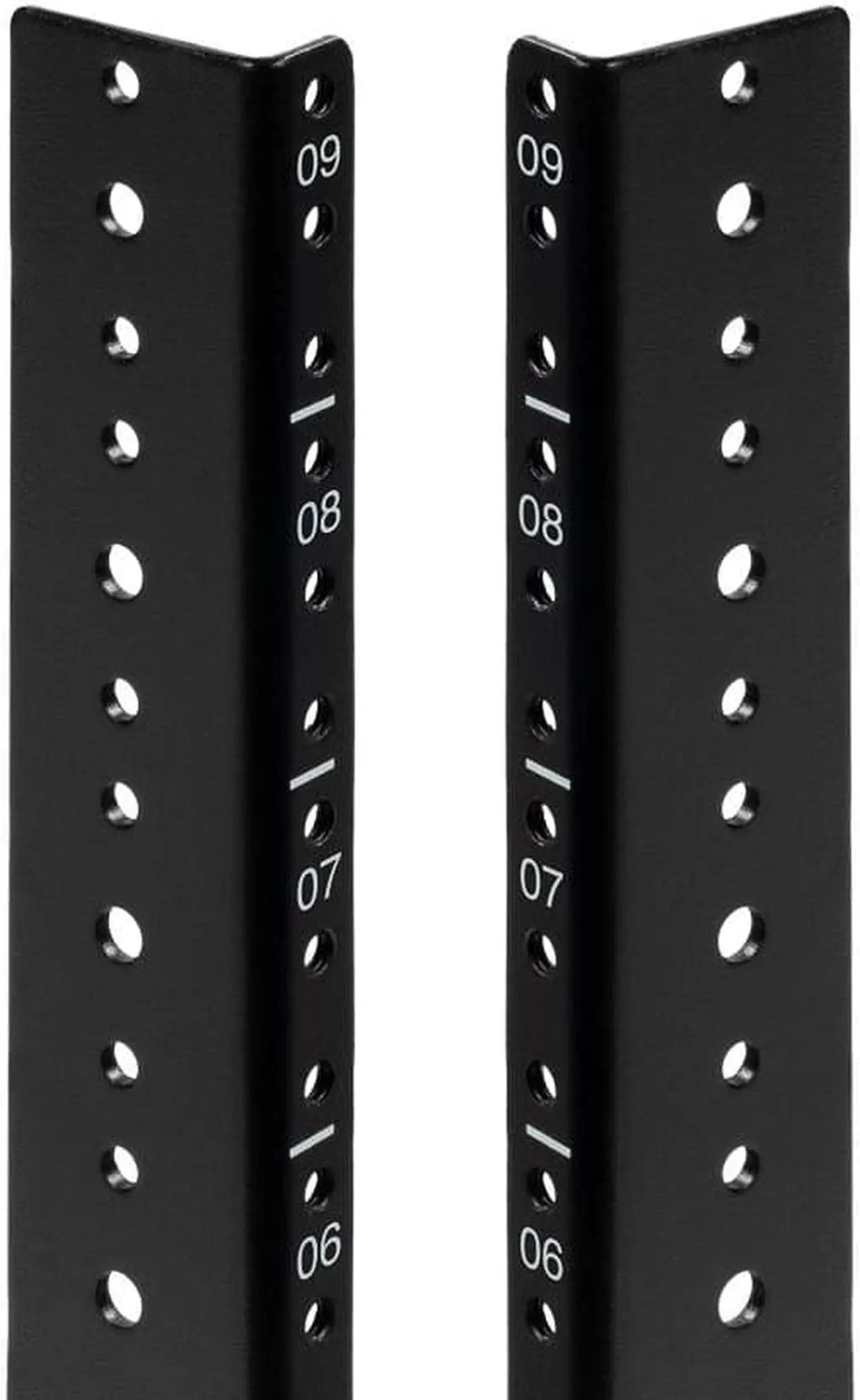 Main image of NavePoint 9U Vertical Rack Rail Pair DIY Kit with Hardware