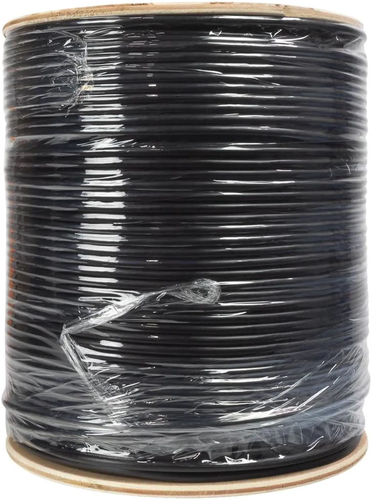 Main image of NavePoint CAT5e UTP Outdoor Gel Filled Direct Burial LDPE Ethernet Cable 1000 FT Black