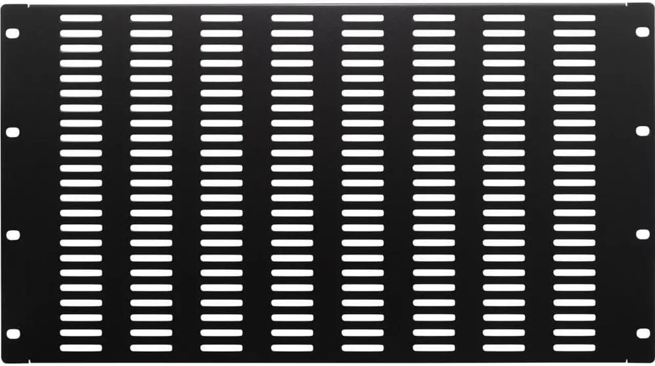 Main image of NavePoint 6U Blank Rack Mount Panel IT Server Network Spacer Slotted Venting