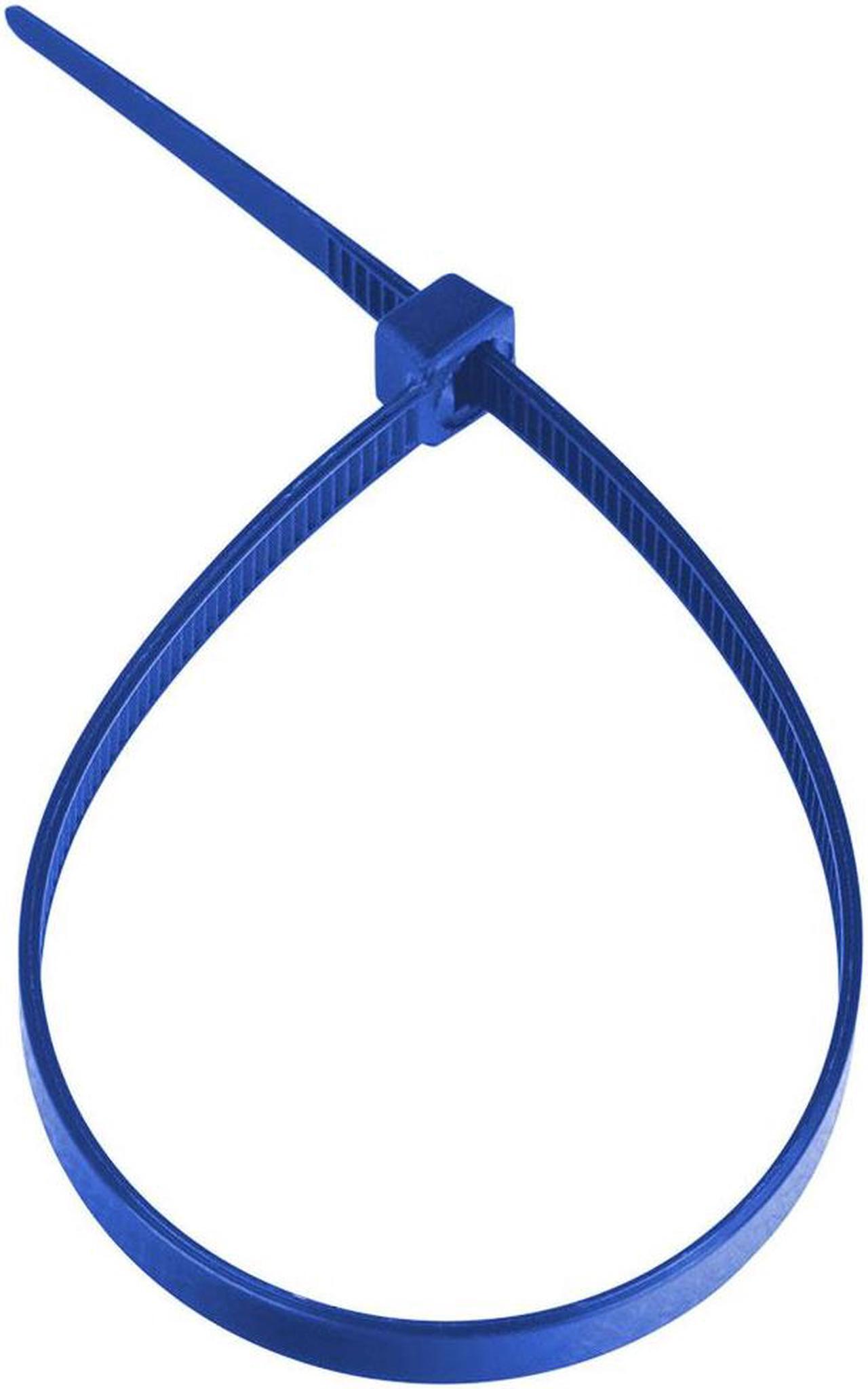 Alt view image 2 of 3 - NavePoint 20 Inch Nylon Blue Cable Ties 50 Lbs  100 Pack