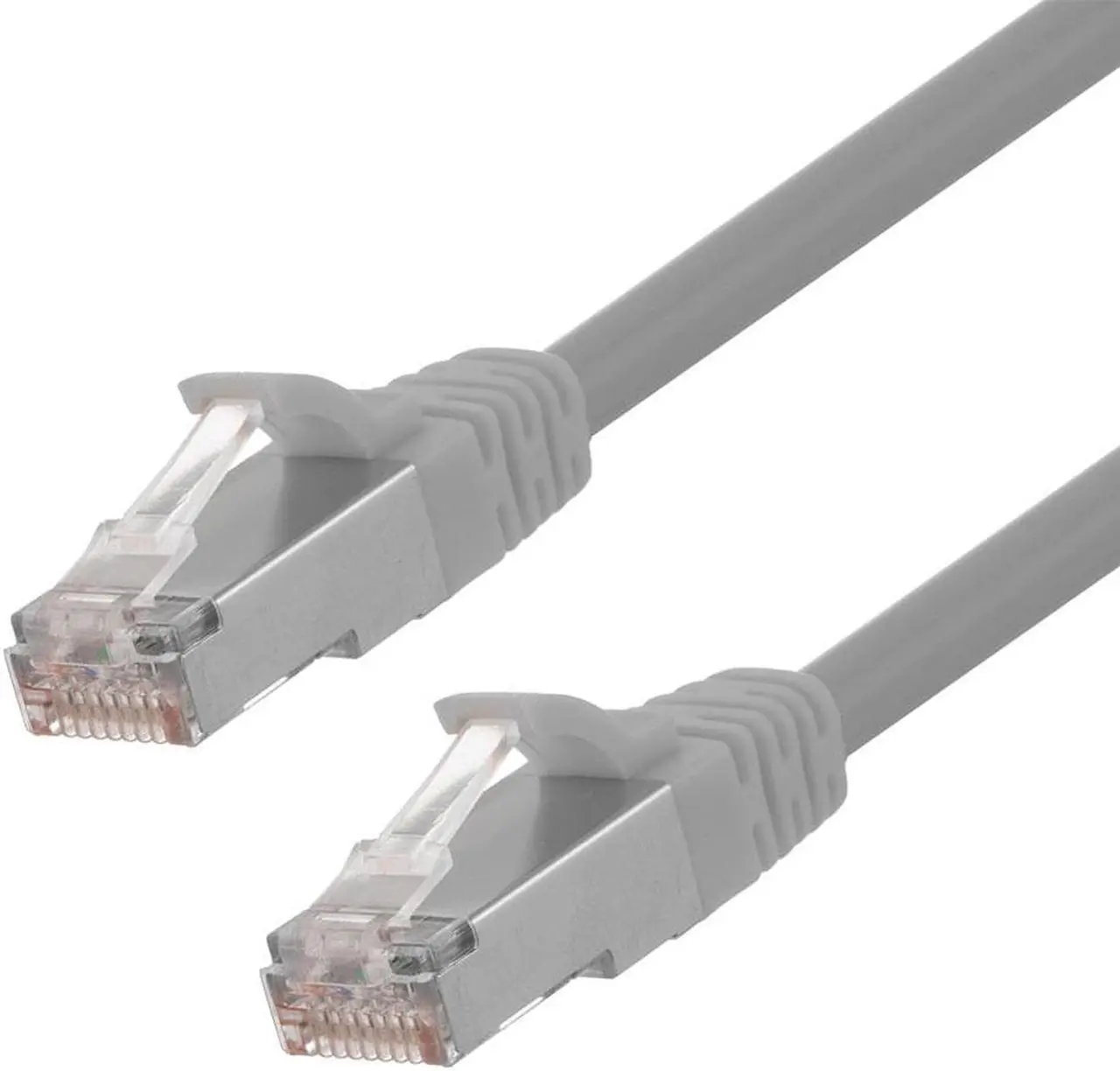 Main image of Ethernet Patch Cable CAT6, F/UTP, 26AWG, 1 Ft,  5 pack, Gray
