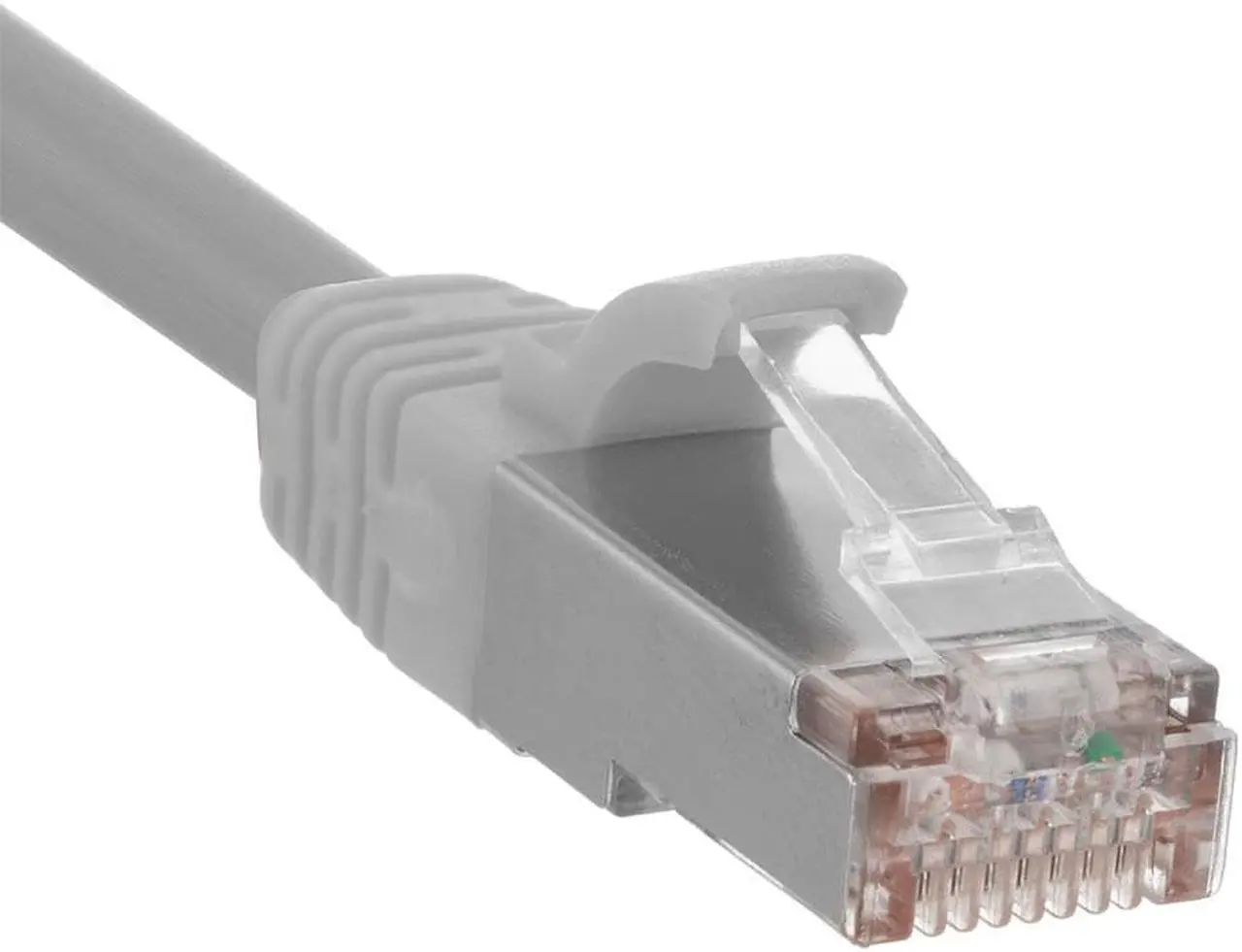 Alt view image 4 of 4 - Ethernet Patch Cable CAT6, F/UTP, 26AWG, 1 Ft,  5 pack, Gray