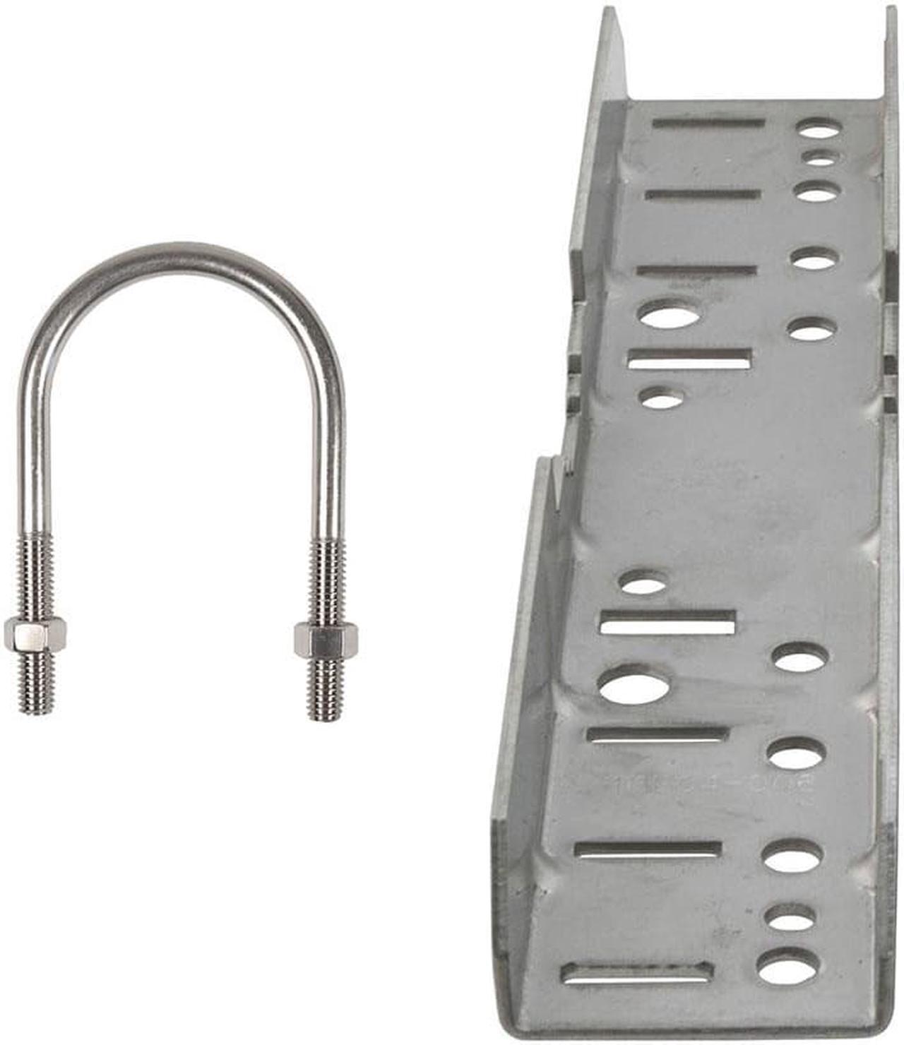Alt view image 3 of 4 - NavePoint 00406806 Pole Mount Kit, For 14x10x06 Enclosure, Fits 1.25-2 Inch Poles