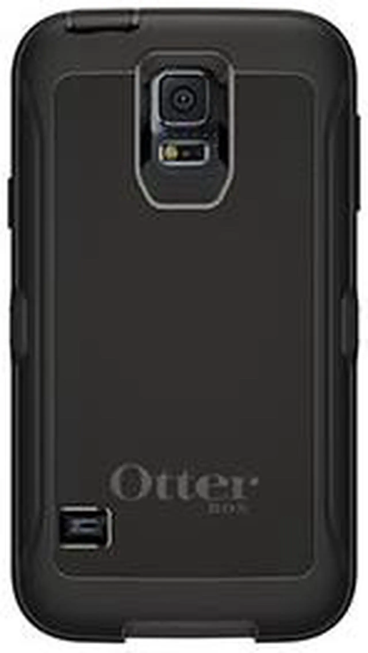 Alt view image 2 of 18 - OtterBox Defender Case for Samsung Galaxy S5 - Black/Black