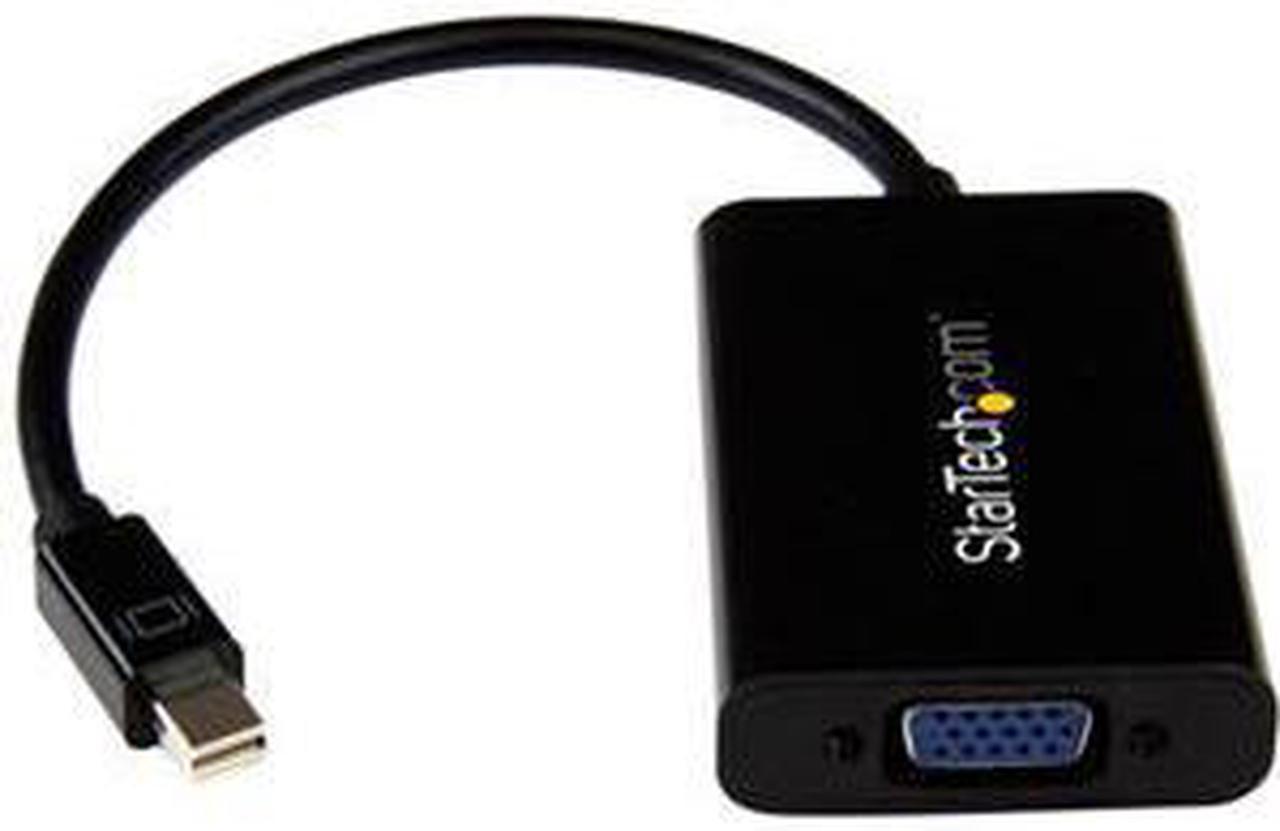 StarTech.com Mini DisplayPort to VGA Adapter with Audio - Mini DP to VGA Converter - 1920x1200