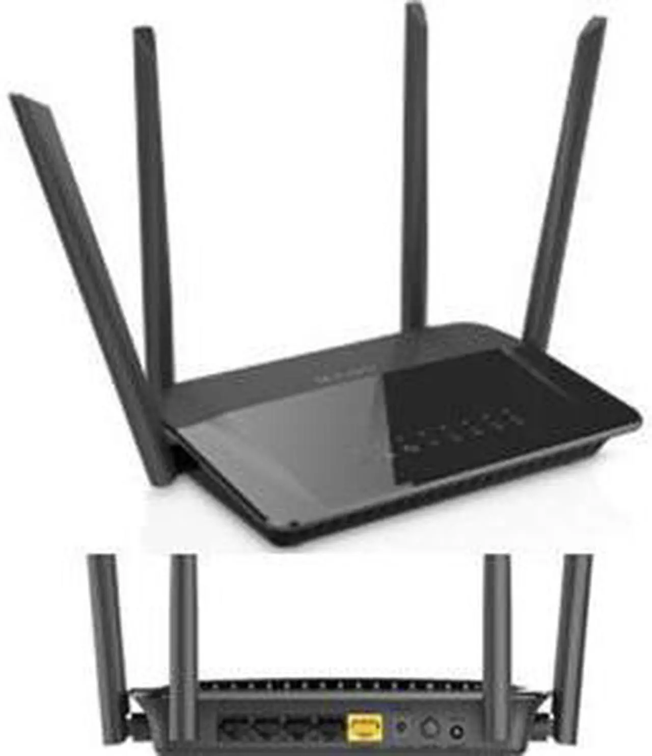 Alt view image 3 of 11 - D-LINK Wireless AC1200 Dual Band Router w/ High-Gain Antennas (DIR-822)