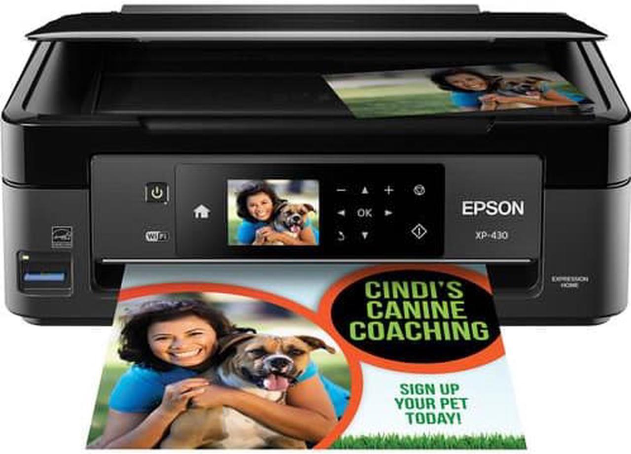 Alt view image 4 of 19 - EPSON Expression XP-430 (C11CE59201) 5760 dpi x 1440 dpi wireless/USB color Inkjet MFP Printer