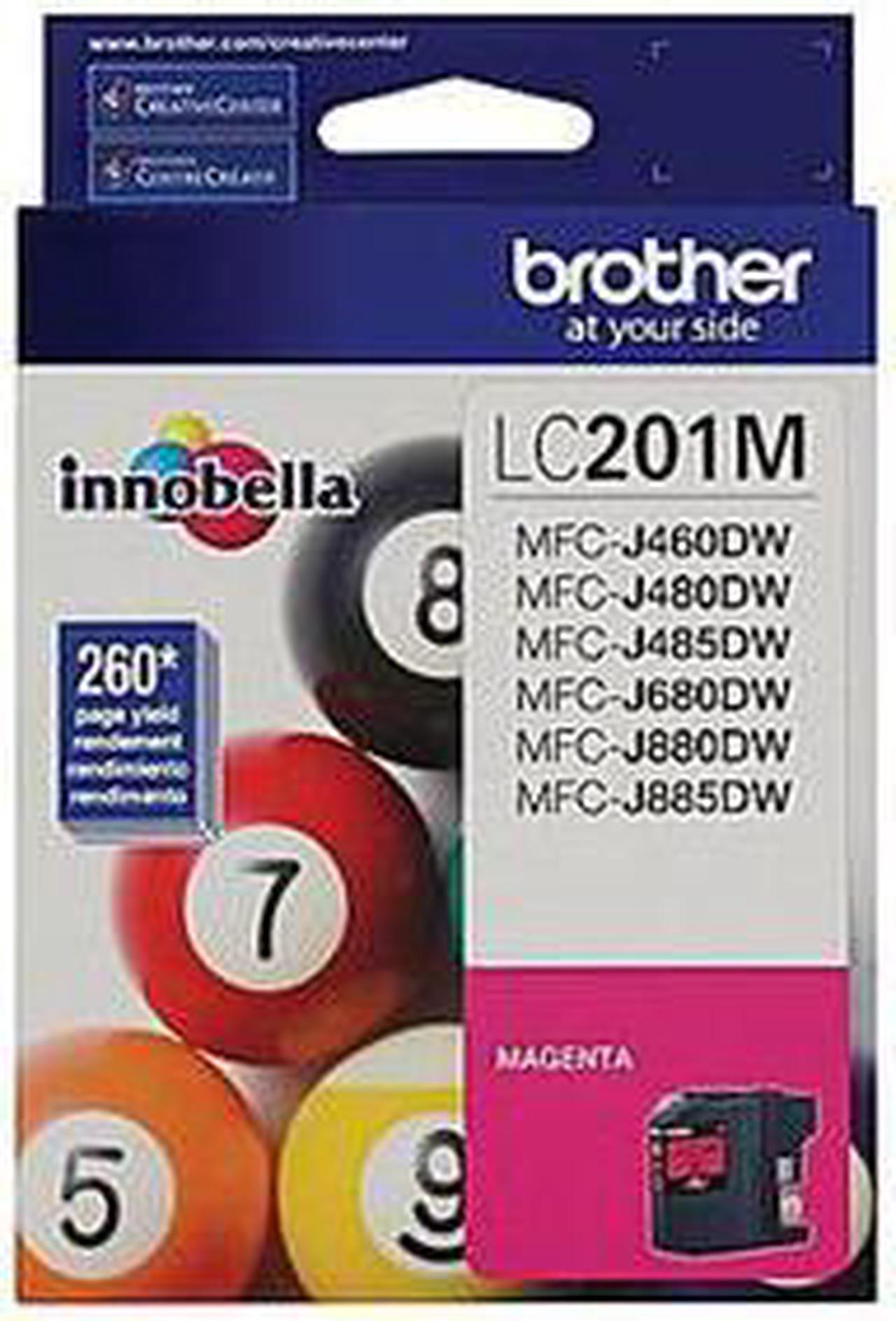 BROTHER MAGENTA INK CARTRIDGE (LC201MS)