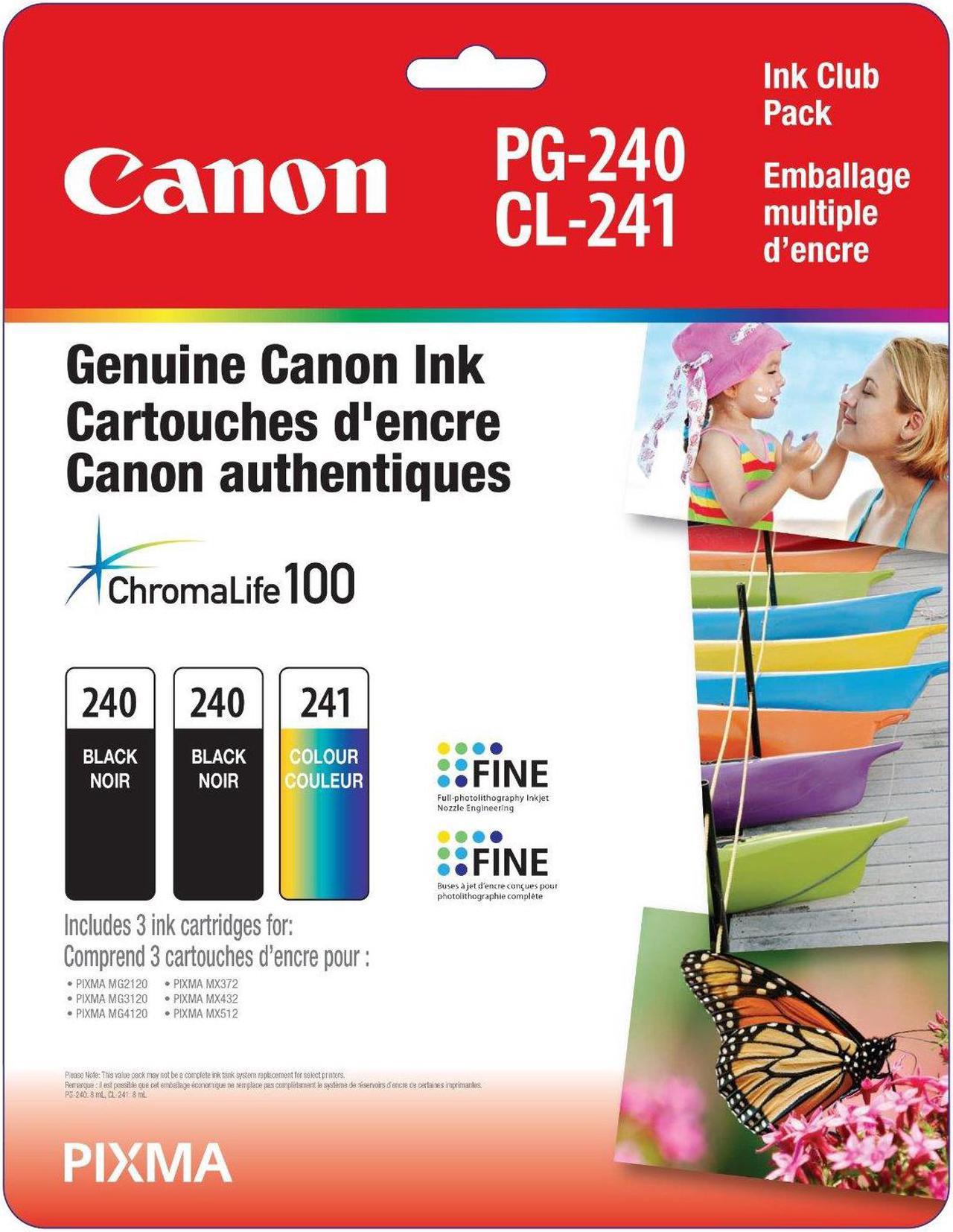 Canon PG-240/CL-241 Ink Black/Color CLub Pack, 5207B005