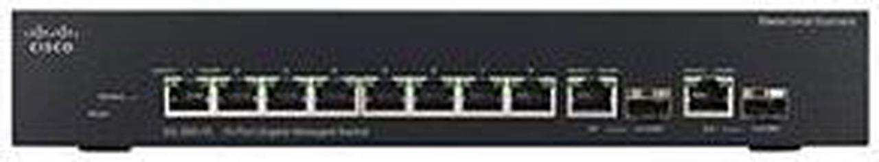 Cisco SG350-10MP 10-Port Gigabit PoE Managed Switch