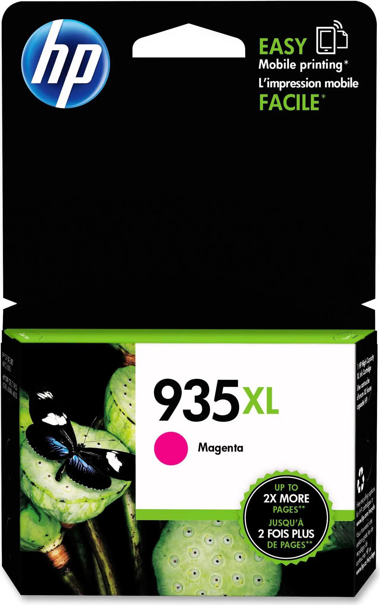 Main image of HP 935XL High Yield Magenta Original Ink Cartridge C2P25AN, ~825 pages,