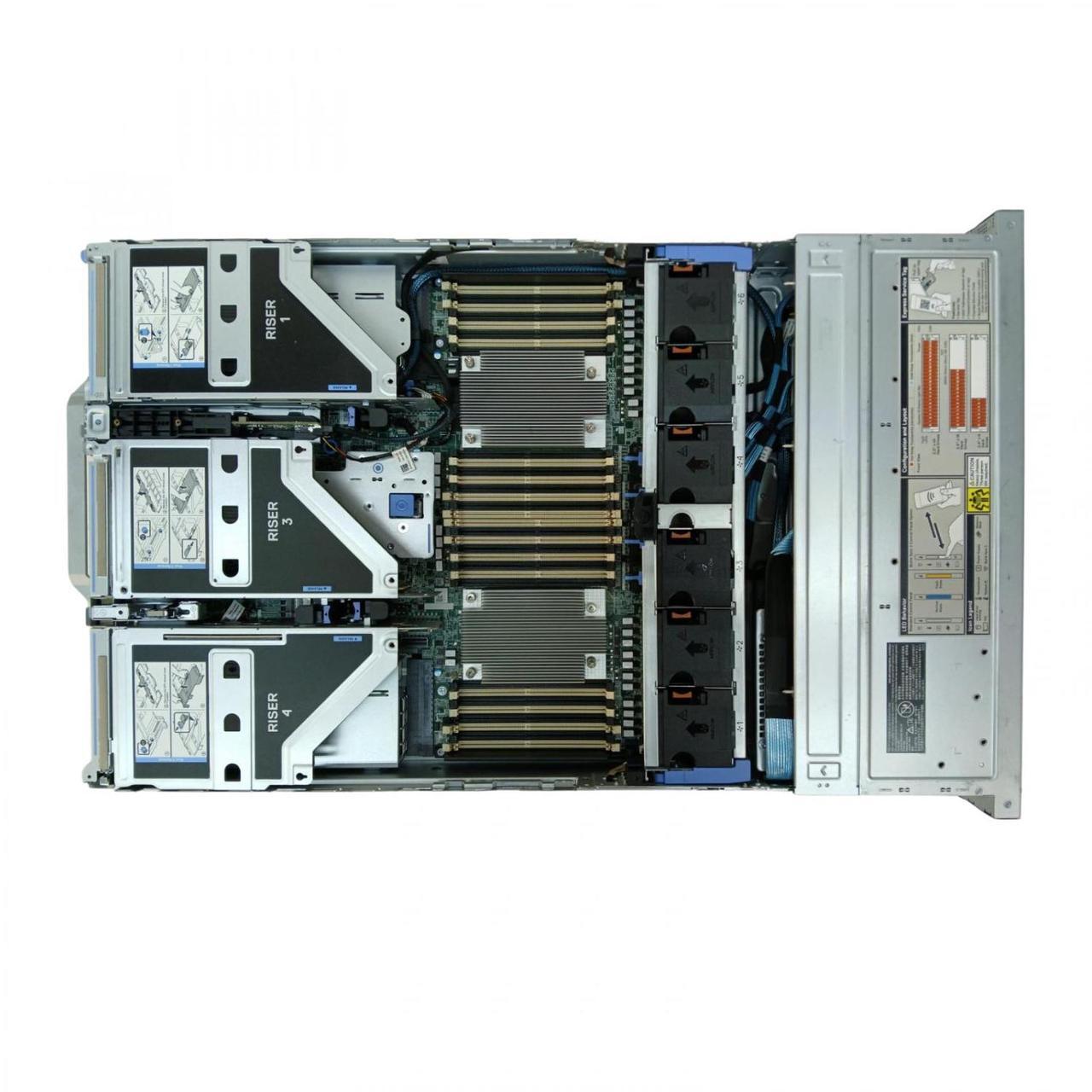 Alt view image 3 of 3 - Dell PowerEdge R7525 24 SFF NVMe, 2x 7763 2.45GHz 64-Core CPU, 256GB 2933MHz DDR4 RAM, H755nv, 24x 7.68TB NVMe SSD, 2x 25GbE OCP 3.0, Rails, 90 Days Warranty