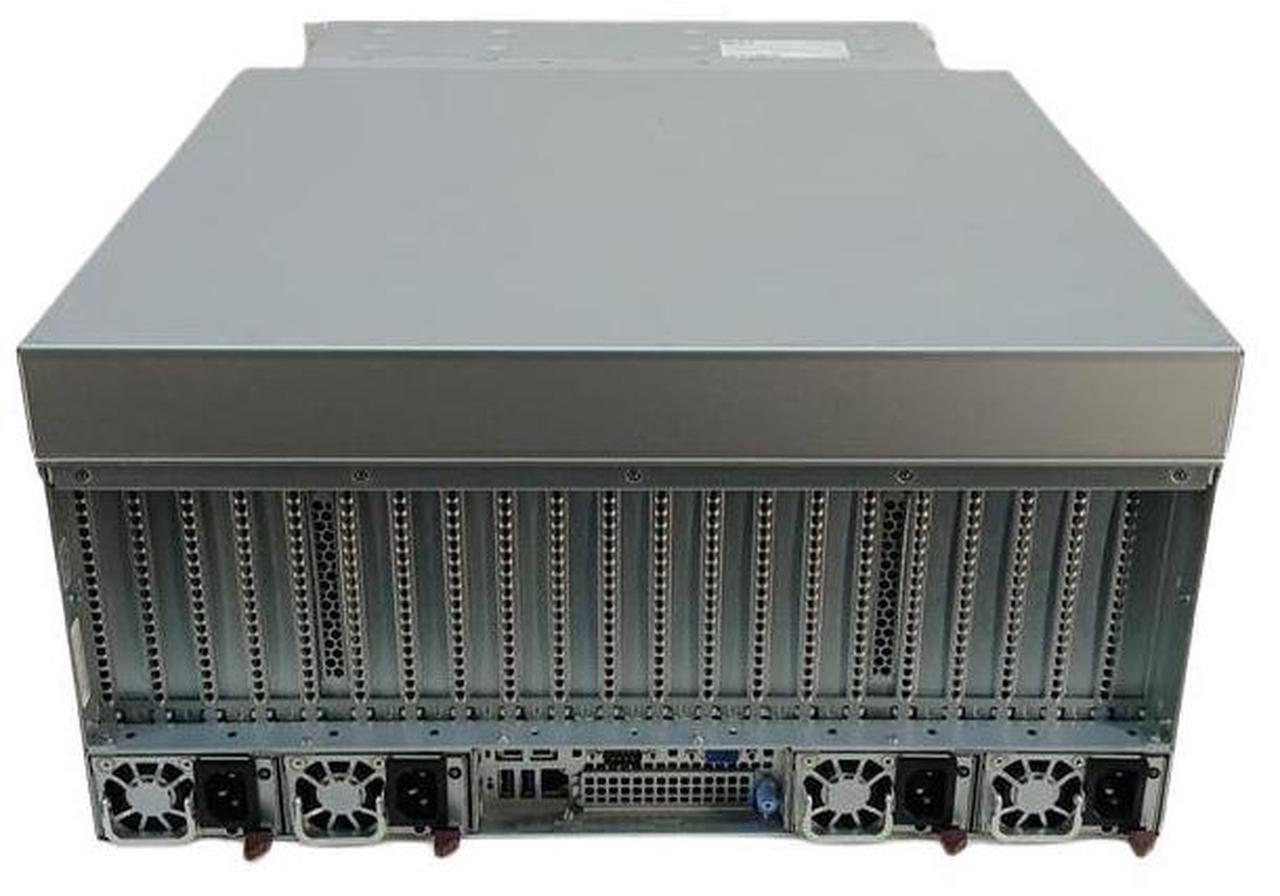 Alt view image 2 of 3 - Supermicro AI HPC 5U AMD 2x EPYC 64-Core, 256GB DDR4 RAM, 2x 1.6TB NVMe SSD, 2x 10GbE BYO 8x GeForce GPU