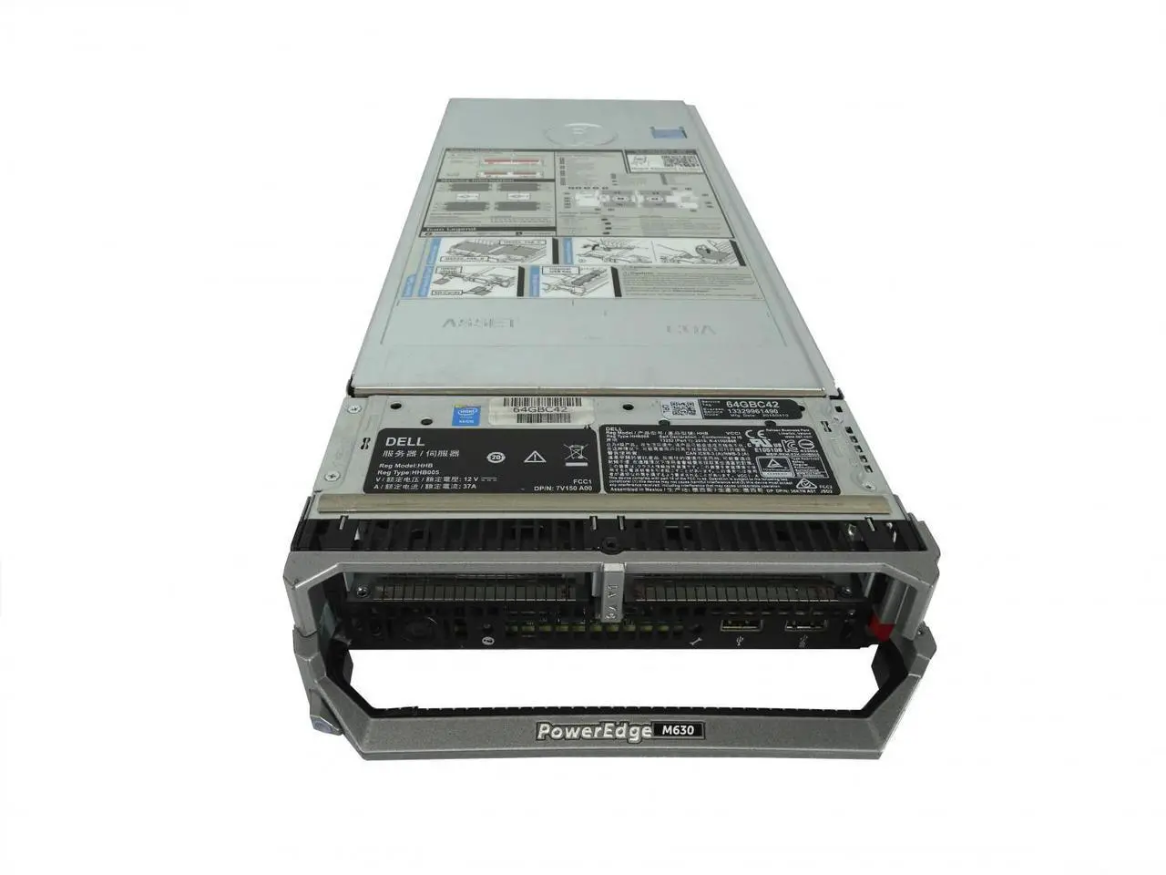 Main image of Dell PowerEdge M630 Blade Server, 2x E5-2680 v4 2.4GHz 14-Core CPUs, 256GB DDR4 RAM, PERC H730p, 2x 1.92TB SSD