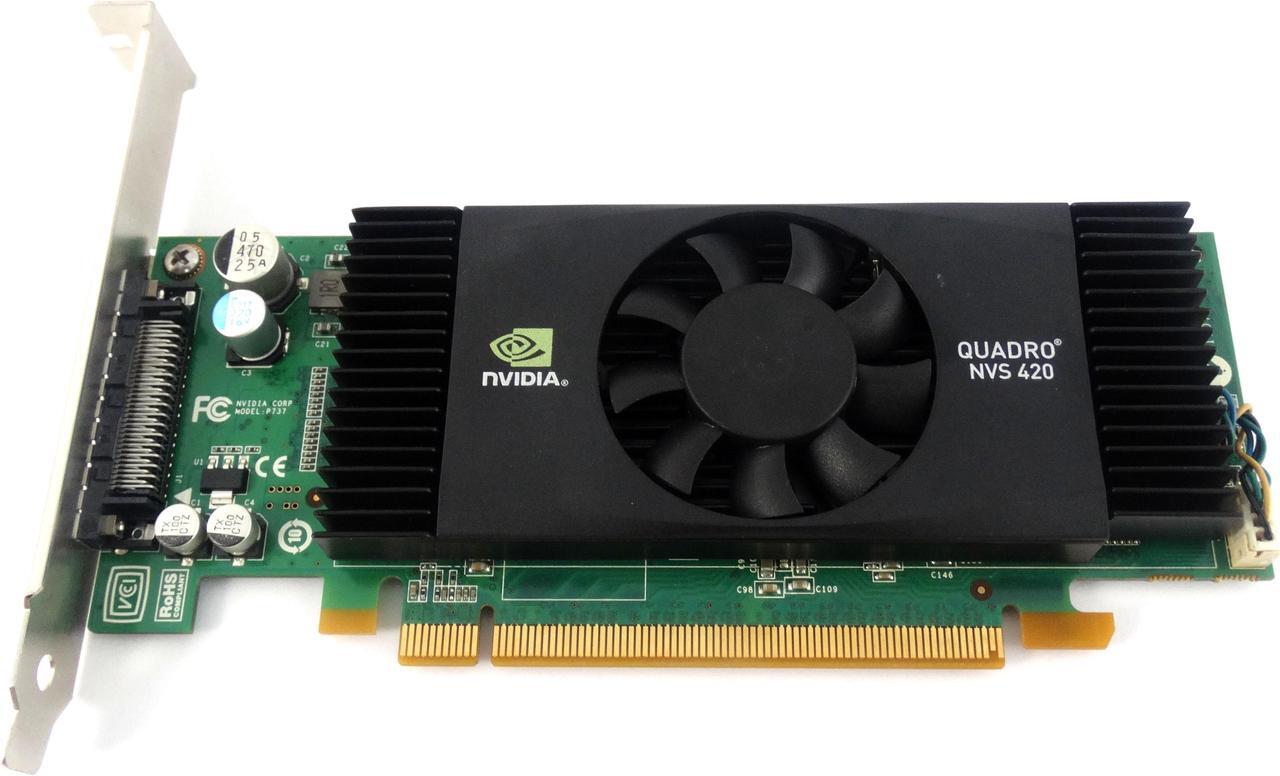 Main image of Dell NVIDIA Quadro NVS 420 Graphics Card 512MB GDDR3 Memory 128-Bit Video Card, K722J