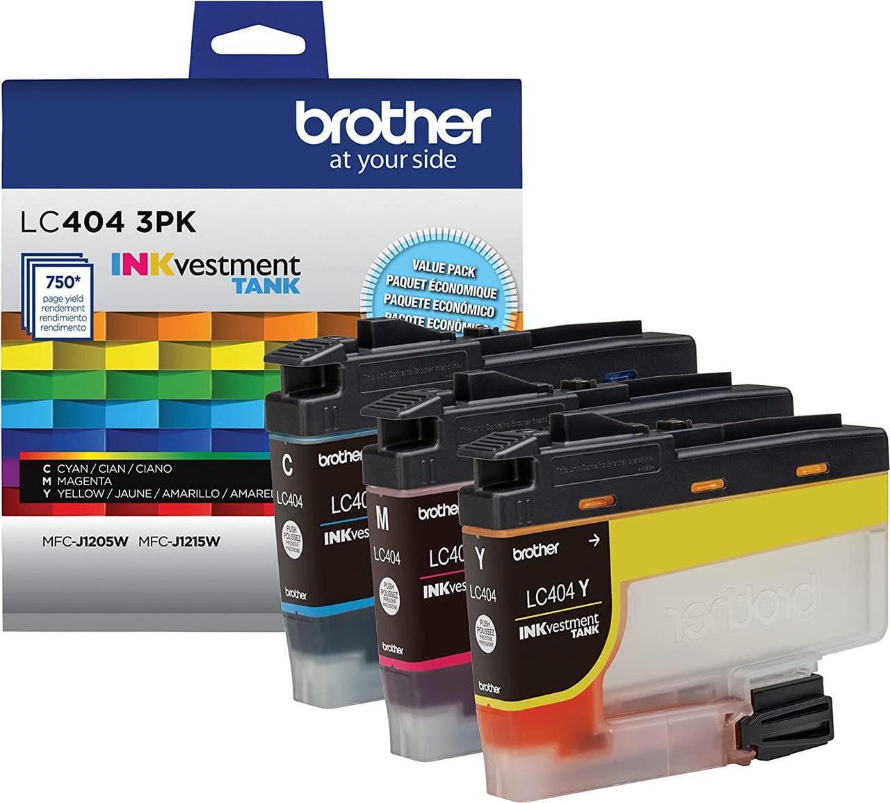 Brother Genuine LC4043PKS Standard-Yield Colour Ink Cartridge 3-Pack