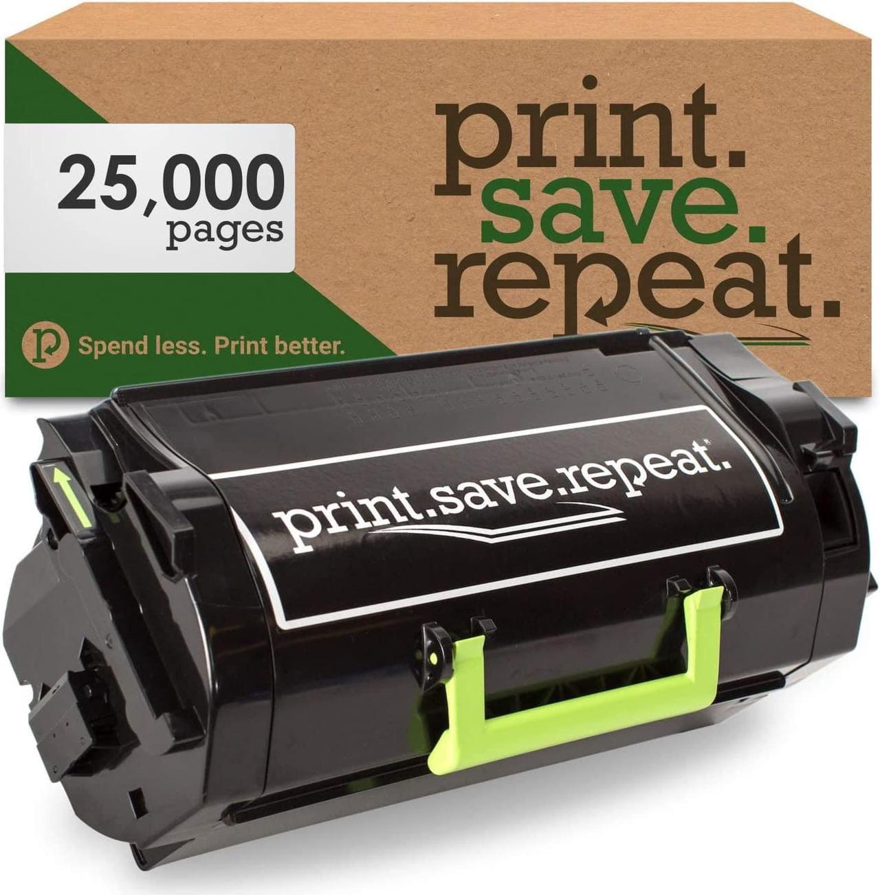 Print.Save.Repeat. Lexmark 521HE High Yield Remanufactured Toner Cartridge for MS710, MS711, MS810, MS811, MS812 [25,000 Pages]