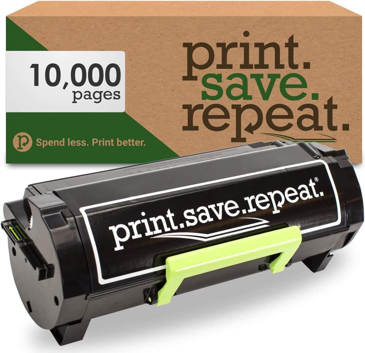 Print.Save.Repeat. Lexmark 601H High Yield Remanufactured Toner Cartridge for MX310, MX410, MX510, MX511, MX610, MX611 [10,000 Pages]