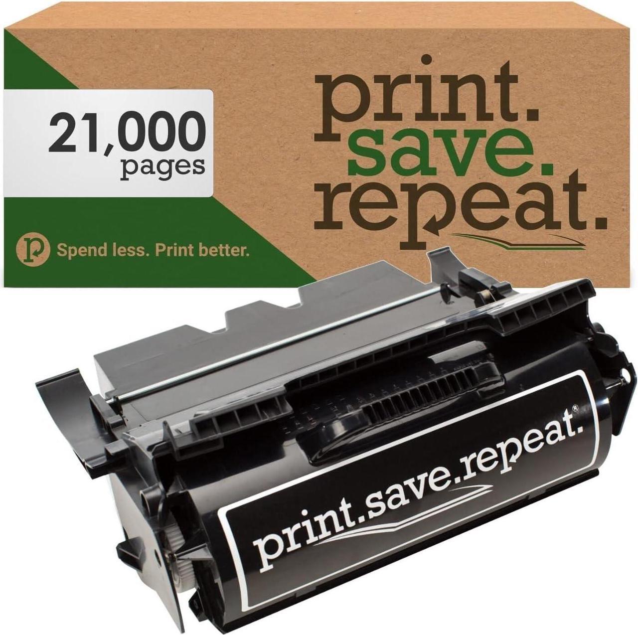 Print.Save.Repeat. Lexmark 64004HA High Yield Remanufactured Label Applications Toner Cartridge for T640, T642, T644 [21,000 Pages]