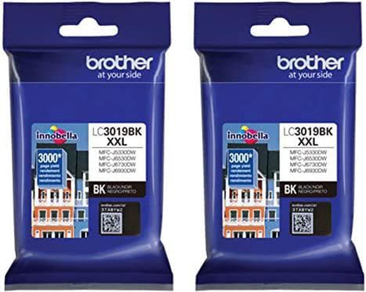 Brother LC-3019BK Super High Yield Ink Cartridge - Black - 2 Pack in Retail Packing