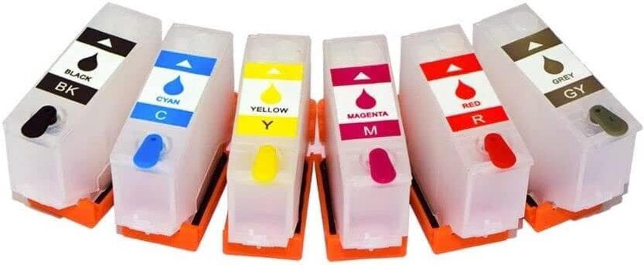 inkxpro 312XL 6 Color Refill Ink Cartridges No Chip for EPS0N XP-15000 15010 Printer