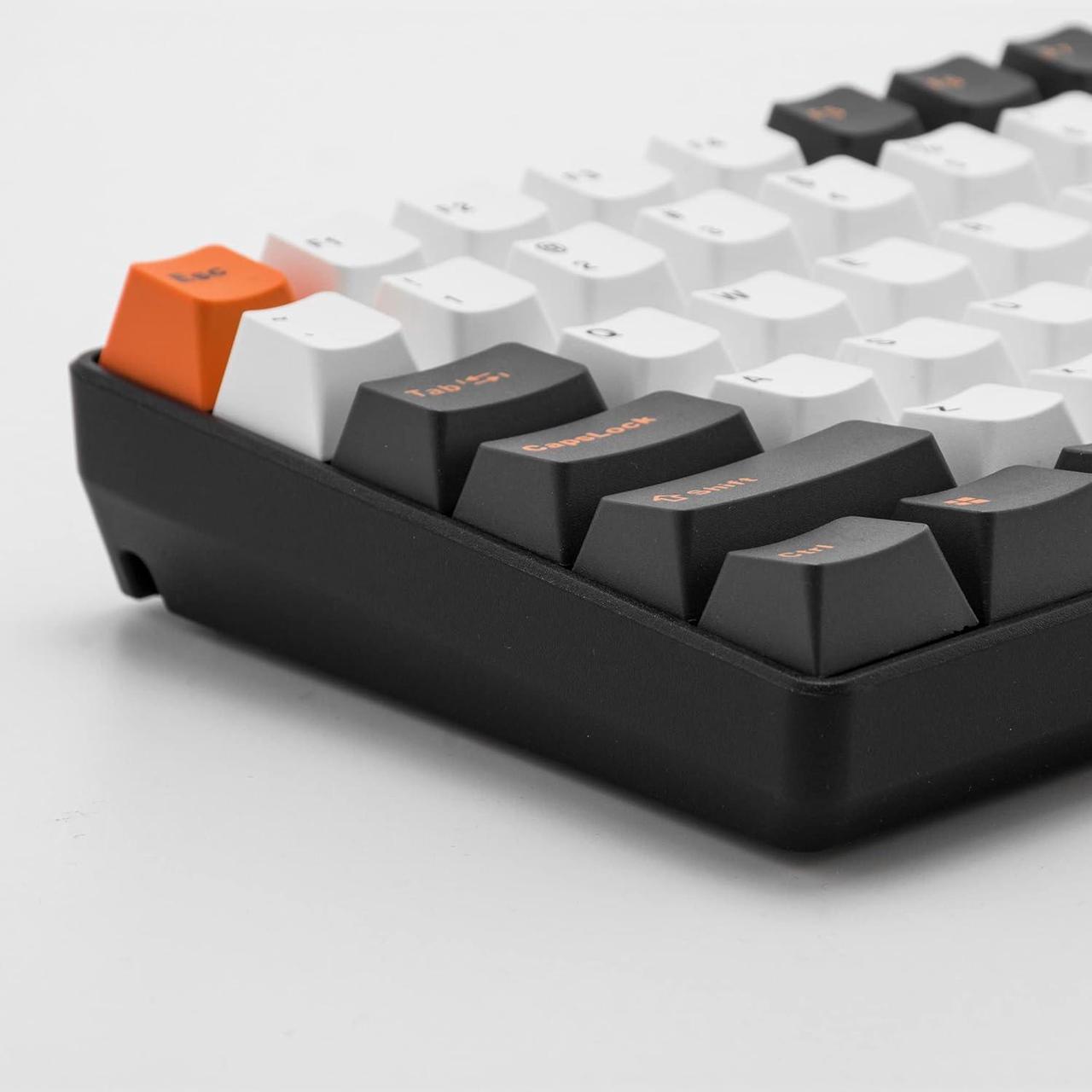 Alt view image 5 of 7 - Mistel Doubleshot PBT Keycaps for Mechanical Keyboard with Cherry MX Switches and Clones, 108 Keys Plus Extra 11 Keys Set, PBT Keycaps with 6.25U Space Bar for PC Gaming Keyboard, Gloaming Color
