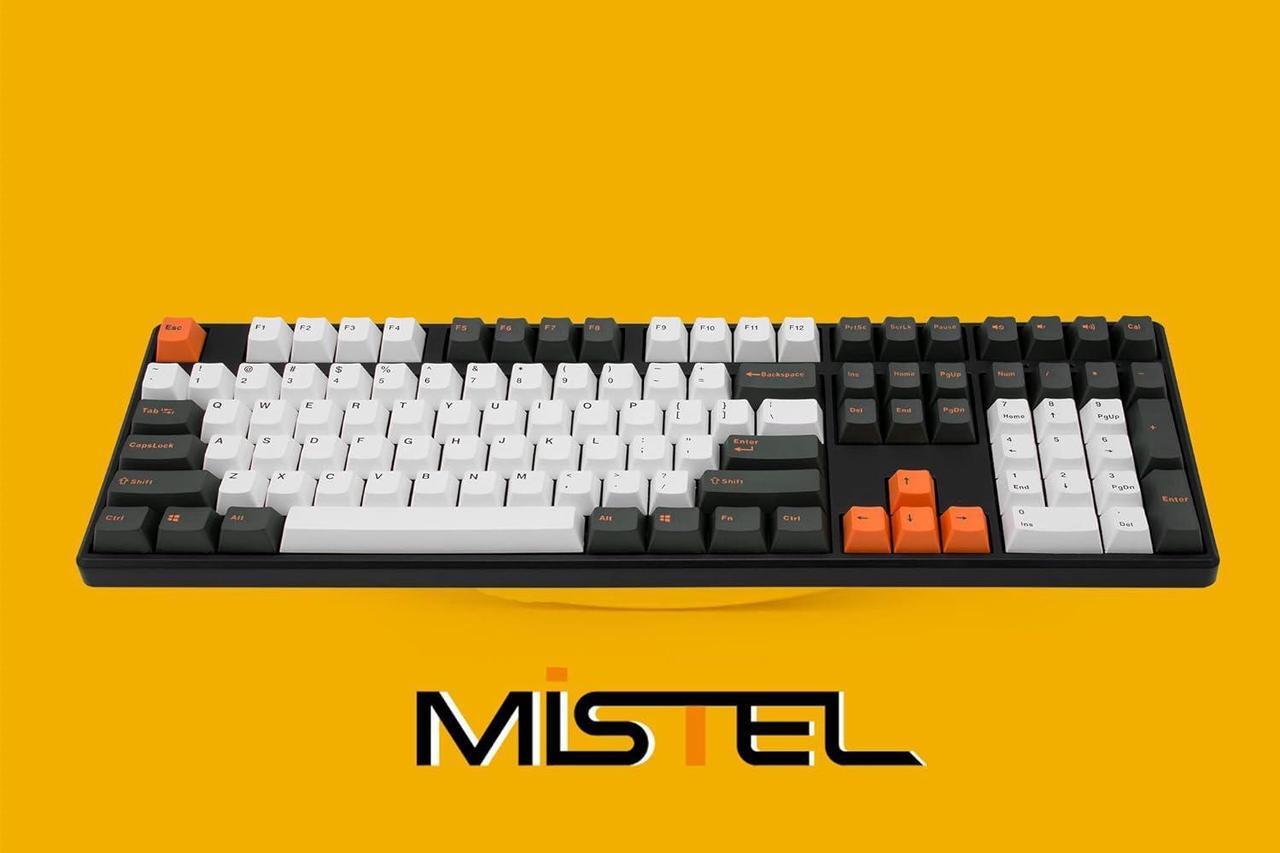Alt view image 4 of 7 - Mistel Doubleshot PBT Keycaps for Mechanical Keyboard with Cherry MX Switches and Clones, 108 Keys Plus Extra 11 Keys Set, PBT Keycaps with 6.25U Space Bar for PC Gaming Keyboard, Gloaming Color