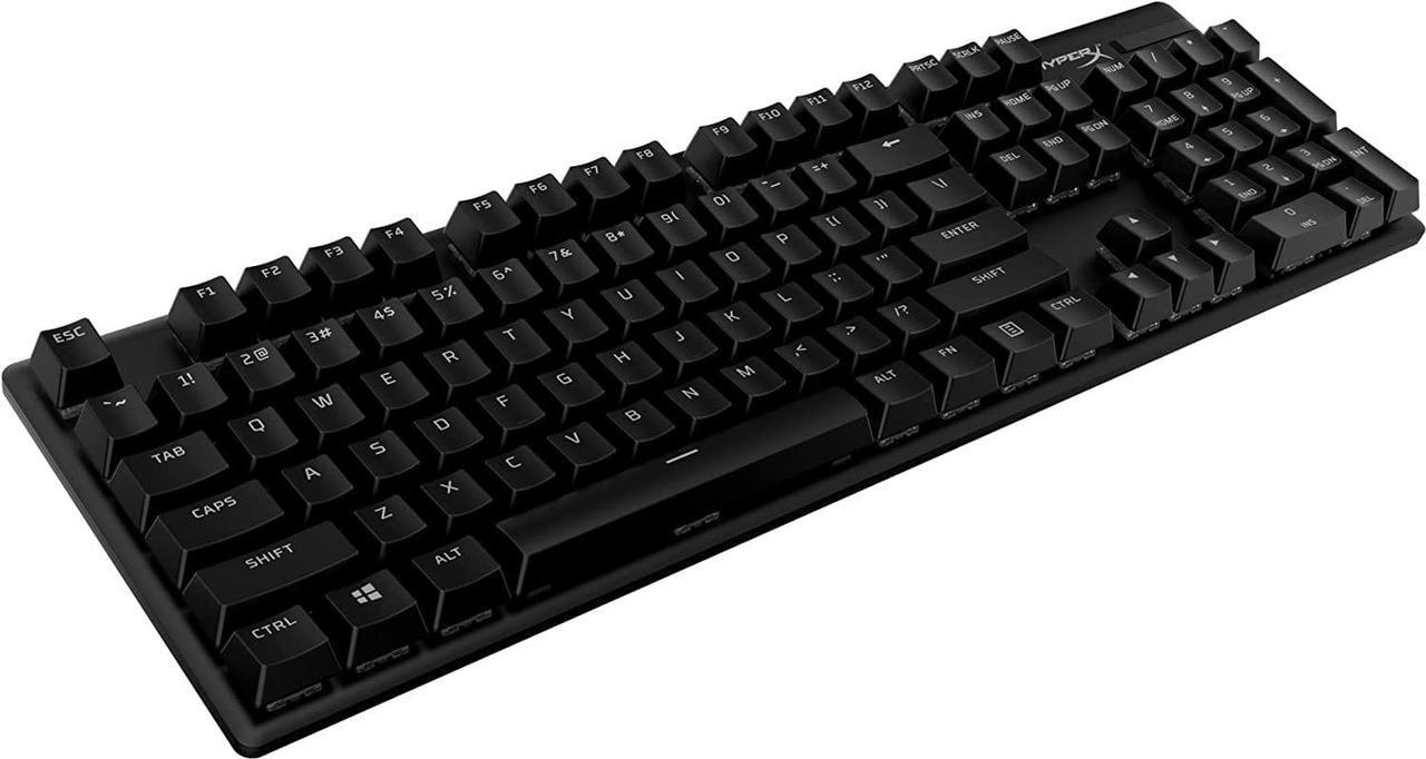 Alt view image 4 of 11 - HyperX PBT Keycaps  Full Key Set, Double Shot PBT Material, English (US) Layout, 104 Keys  Black