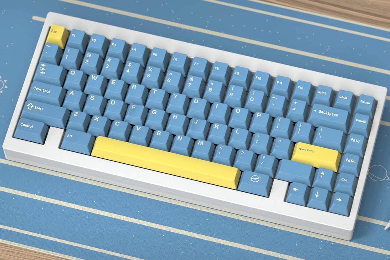 Alt view image 7 of 7 - DROP + MiTo GMK Godspeed Custom Keycap Set - Doubleshot Cherry Profile - Compatible with Cherry-MX Style Stems & Layouts: 60%, 65%, 75%, TKL, 100% Mechanical Keyboards (Columbia Kit)