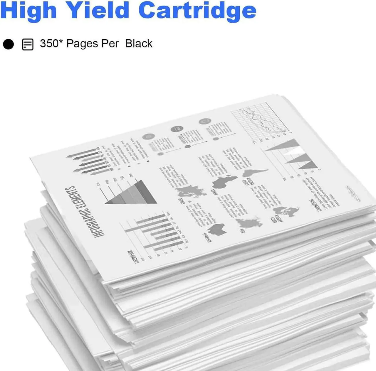 Alt view image 3 of 7 - HavaTek Remanufactured Ink Cartridge Replacement  PG-243 PG-245XL for Pixma MX492 MX490 MG2522 MG2922 MG2520 MG2920 MG3022 TR4520 MG2420 iP2820 TS202 TS3122 MG3029 TS3120 Printer (2 Black)
