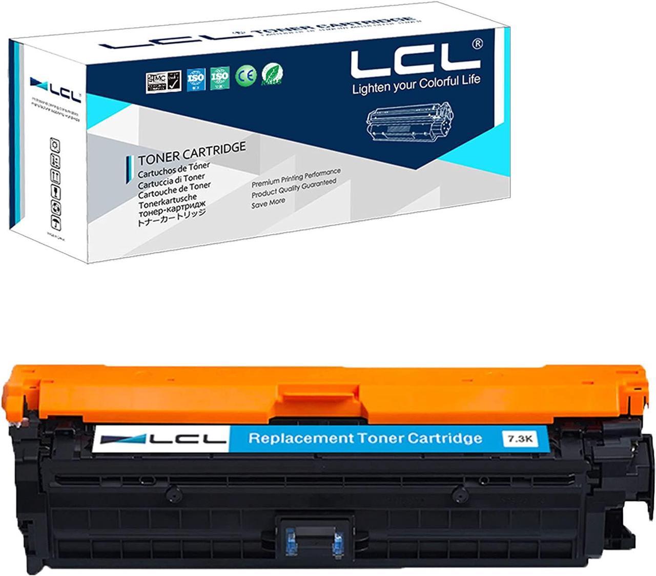 LCL Remanufactured for HP CE741A 307A (1-Pack,Cyan) Toner Cartridge for HP Color Laserjet CP5225 CP5225n CP5225dn