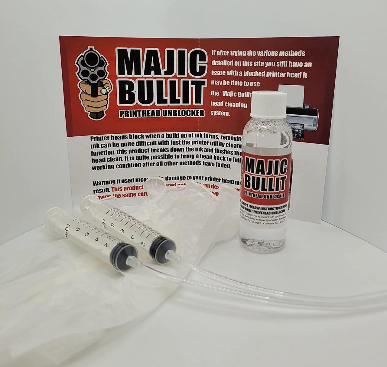 Majic Bullit Print Head Cleaner and Unblocker Kit (MB01-CAN)