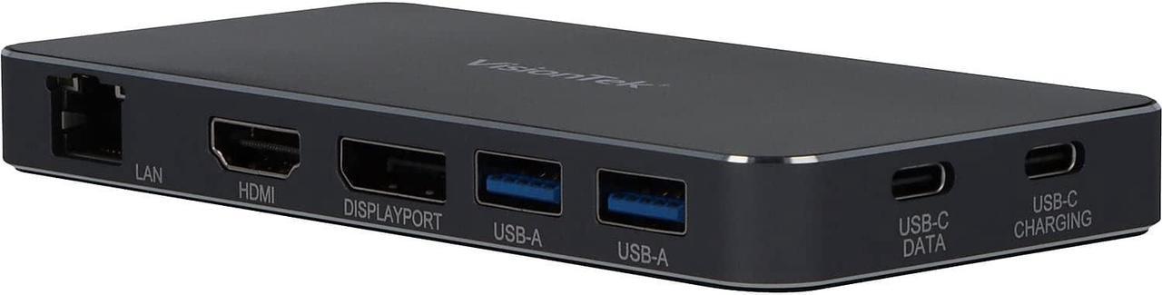 VisionTek VT400 Dual Display USB-C Docking Station with Power Passthrough - HDMI, DP Port - 901469