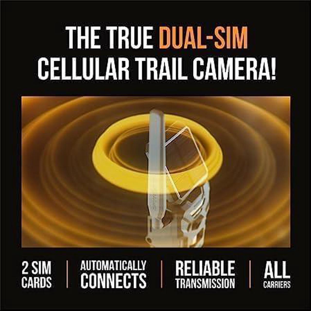 Alt view image 4 of 7 - SPYPOINT Flex-S Solar Cellular Trail Camera, Integrated Solar Panel, LTE Connectivity, 100-foot Flash/Detection Range, Internal Battery + 32GB Micro SD Card