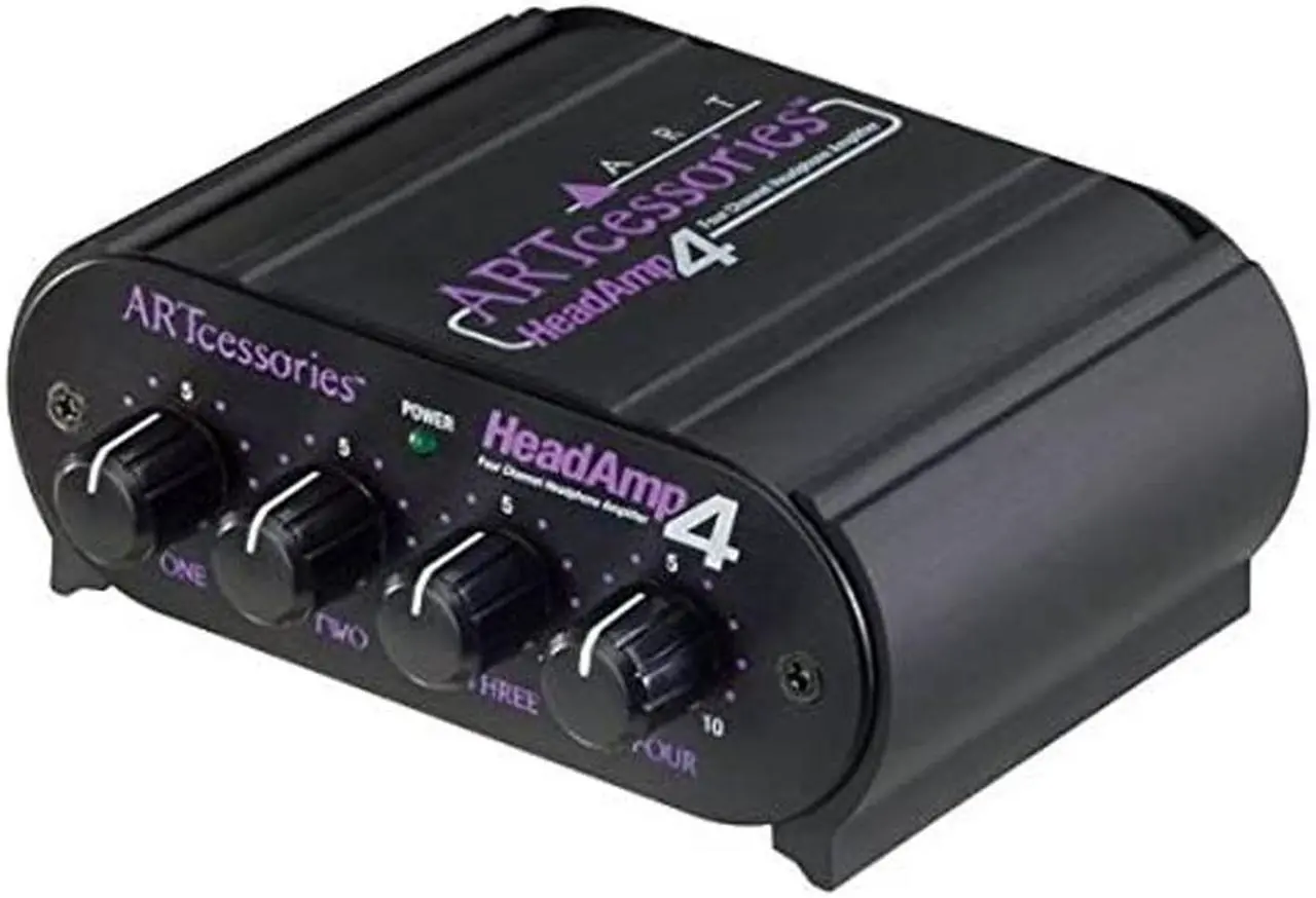 Alt view image 4 of 10 - ART HeadAmp4 Headphone Amplifier