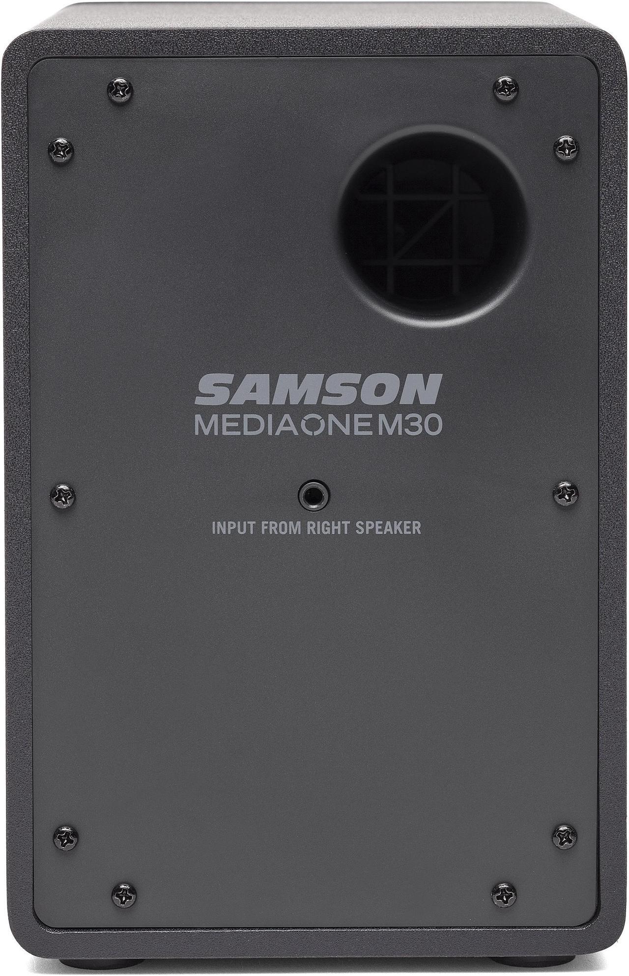 Alt view image 18 of 20 - Samson MediaOne M30 Powered Studio Monitors (Pair)