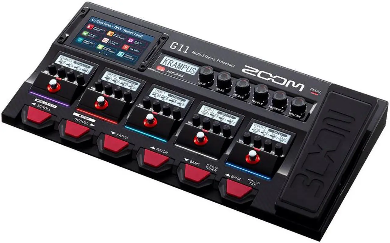 Alt view image 6 of 19 - Zoom G11 Multi-Effects Processor for Electic Guitar