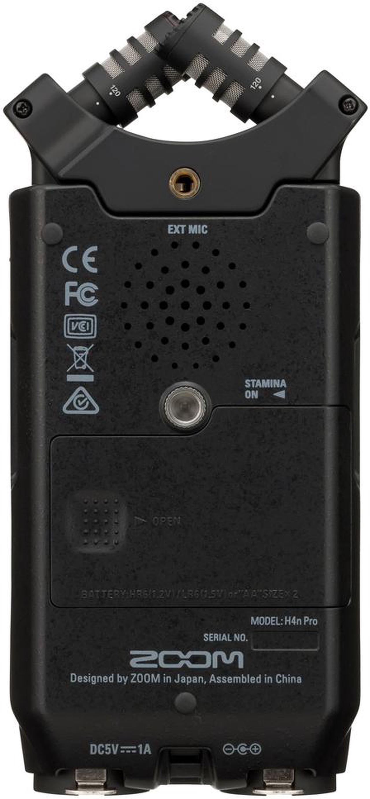 Alt view image 12 of 20 - Zoom Digital Multitrack Recorder (H4n Pro All Black)