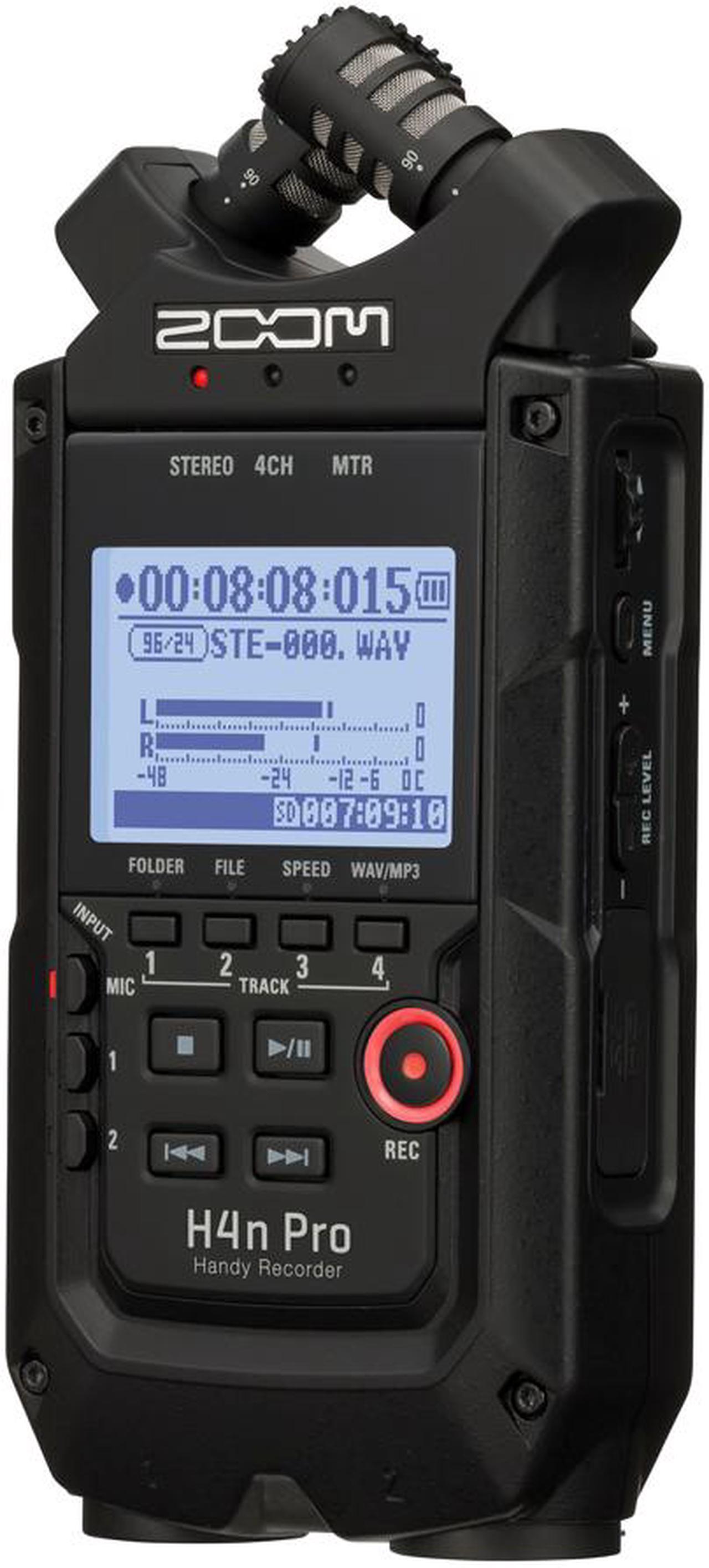 Alt view image 9 of 20 - Zoom Digital Multitrack Recorder (H4n Pro All Black)