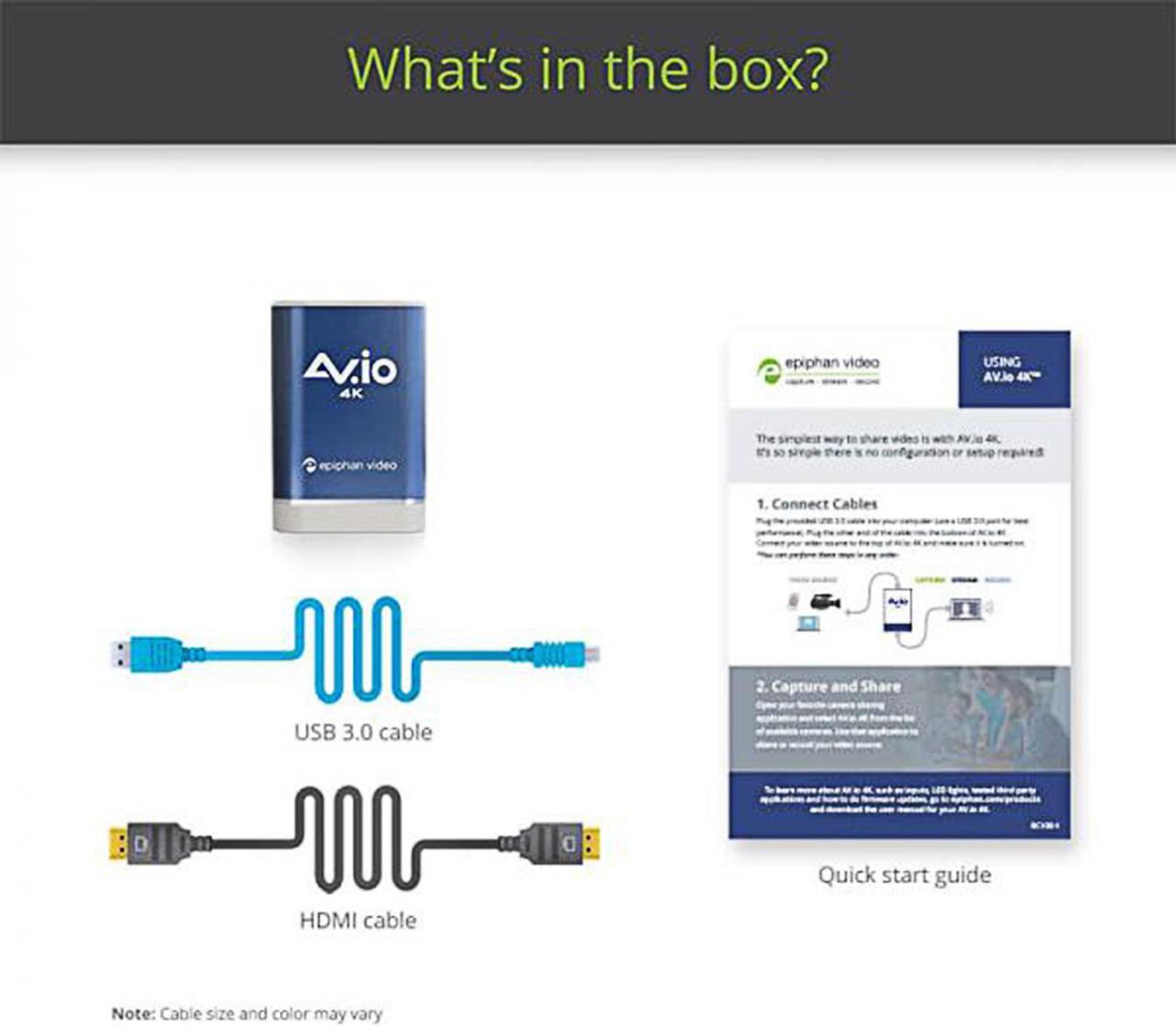 Alt view image 7 of 14 - AV.io 4K - Grab and Go USB video capture for HD 1080p 60 fps and UHD 4K 30 fps