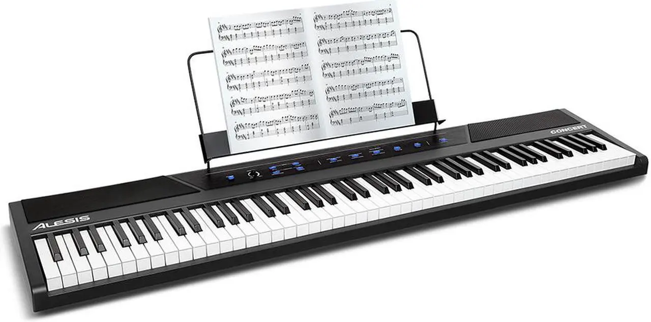 Alt view image 4 of 13 - Alesis Concert 88-Key Digital Piano with Full-Sized Keys