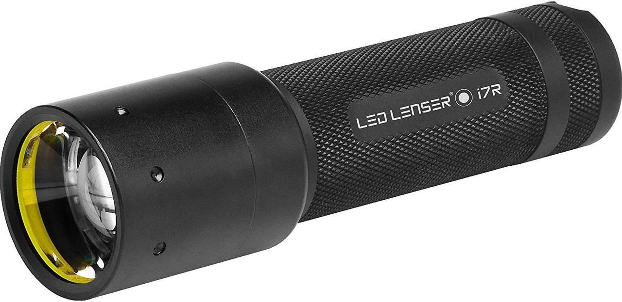 LEDLENSER i7DR Industrial Rechargeable Flashlight, 25 - 220 Lumens, Black