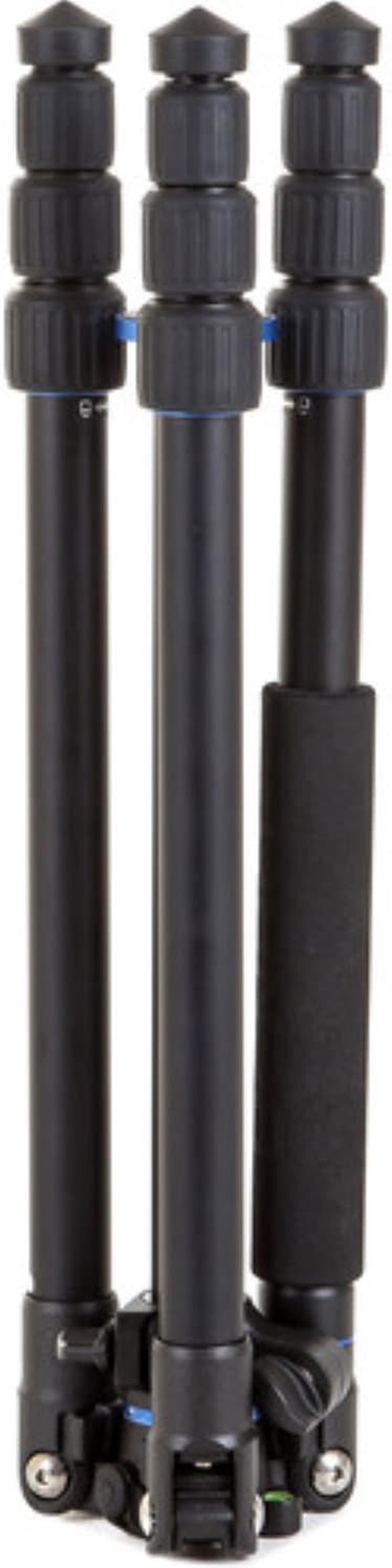 Alt view image 9 of 20 - Benro Go Plus FGP28A 4-Section Al Travel Tripod with Monopod, 65.2" Height